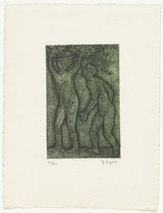 Uomo e donna in verde da Yo Sugano (signed by artist)