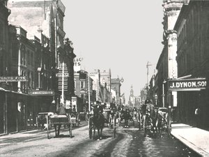 George Street, Sydney, Australia, 1895 da York and Son