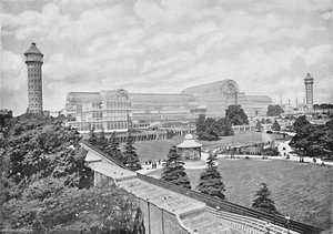 Il Crystal Palace, c1896 da York and Son