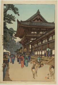Porta del tempio Diabutsu da Yoshida Hiroshi