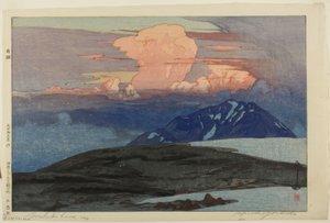 Montagne Goshiki (Goshikihara), dalla serie "Dodici scene delle Alpi giapponesi (Nihon arupusu junidai no uchi)" da Yoshida Hiroshi