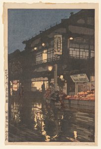 Strada di Kagurazaka dopo una pioggia notturna da Yoshida Hiroshi