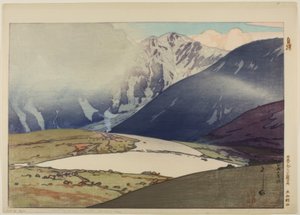 Tateyama Betsuzan, dalla serie "Dodici scene delle Alpi giapponesi" da Yoshida Hiroshi