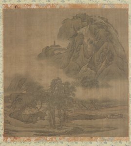 Picnic sulla riva del fiume, dinastia Qing, XVIII secolo da Yuan Jiang