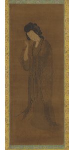 Figura in piedi di una donna, tarda dinastia Ming o inizio dinastia Qing