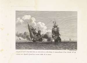 Jan Bart al servizio del re di Francia, 1678 da Yves Marie Le Gouaz