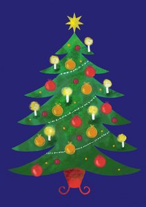Albero di Natale a festa da Yvonne Gustafsson