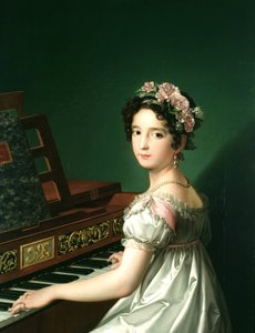 Manuela González Velázquez, che suona il piano