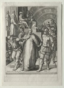Set della Passione:  Cristo davanti a Pilato da Zacharias Dolendo