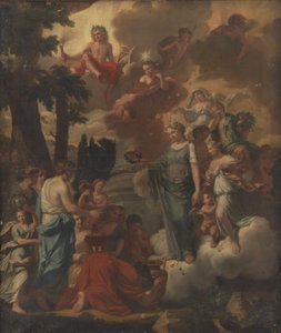 Un sacrificio ad Apollo da Zacharias Webber