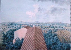 Vista del giardino di M. Reverdit dal Belvedere vicino a Tolone da Zacharie Felix Doument