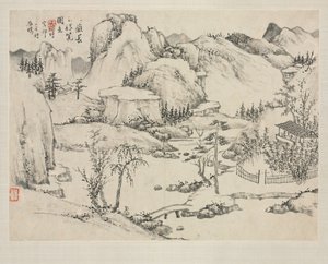Paesaggio del Monte Changbai dopo Huang Gongwang da Zha Shibiao
