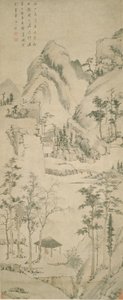 Paesaggio con figura da Zha Shibiao