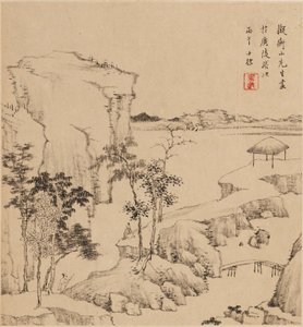 Paesaggio fluviale da Zha Shibiao