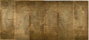 Kunyu Wanguo Quantu Una mappa dei miriadi di paesi del mondo, 1602 da Zhong Wentao