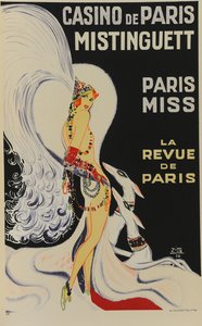 Casino de Paris. Mistinguett. Paris Miss da Zig