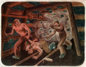Incidente in una miniera, ca 1950 da . .