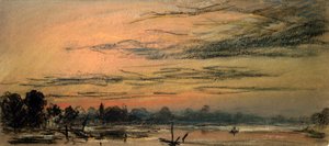 Bagliore due ore dopo il tramonto da Frederick (attr. to) Barnard