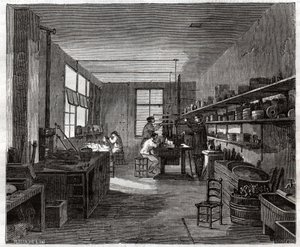 Atelier de galvanoplastie da Frederick (attr. to) Barnard