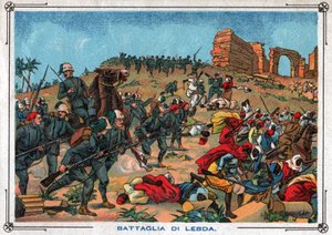 Battaglia di Wadi Lebda da Ferdinand Georg Waldmuller