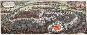 Battaglia di Lutzen tra le truppe svedesi e quelle della Lega Cattolica (Sacro Impero) da . .