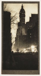 Broadway di notte, c. 1905