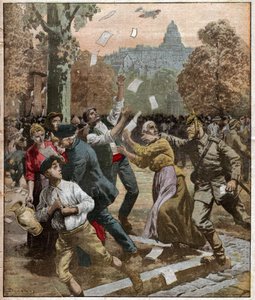 Bruxelles durante la Prima Guerra Mondiale da Ferdinand Georg Waldmuller