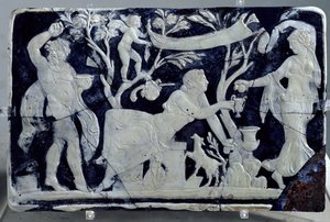 Cammeo che raffigura la Toilette di Venere, con un