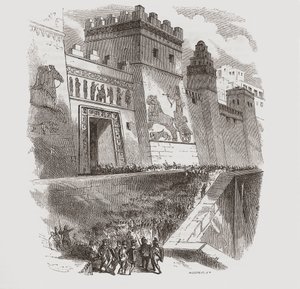 Cattura di Babilonia da parte di Ciro il Grande da . .