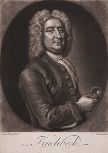 Christopher Pinchbeck, orologiaio e produttore di giocattoli inglese, c 1725 da Frederick (attr. to) Barnard