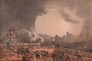 Scontro a Madonna della Scoperta, Battaglia di Solferino e San Martino, Lombardia da William Walcutt