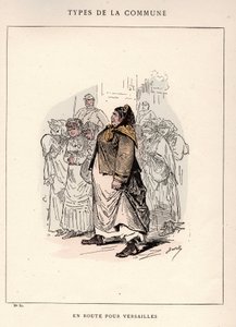 Comune di Parigi: costume di EN ROAD POUR VERSAILLES (30) in "Les Communeux" da Frederick (attr. to) Barnard