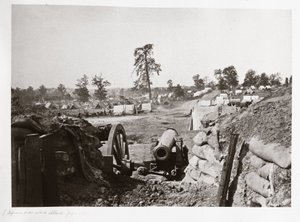 Fortificazioni confederate davanti ad Atlanta, Georgia, USA da Ferdinand Georg Waldmuller