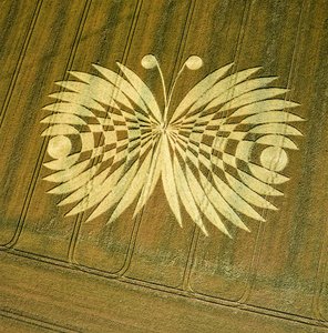Cerchio nel grano in un campo di grano, Hailey Wood, Ashbury, Oxfordshire da Ferdinand Georg Waldmuller