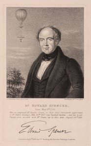 Edward Spencer, avvocato e aeronauta inglese da Frederick (attr. to) Barnard