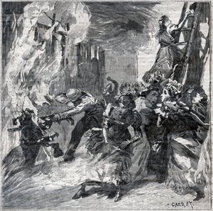 Incendio al Bazar de la Charité da . .
