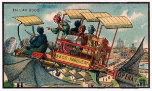 Autobus volante a Parigi