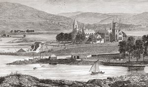 Abbazia di Fort Augustus, alias Abbazia di San Benedetto, Fort Augustus, Inverness-shire, Scozia da . .