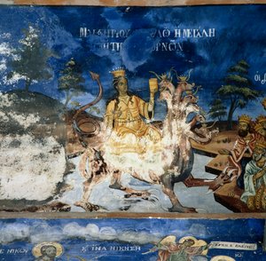 Affresco nel Monastero di Timios Prodromos