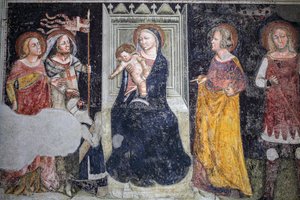 Affresco della cappella Giusti nella chiesa di Sant
