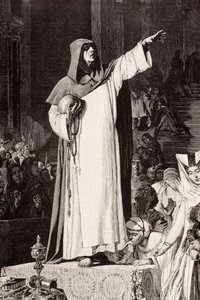 Girolamo Savonarola (1452-1498), frate domenicano italiano che predicava contro l