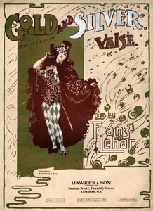 Oro e argento, valzer di Franz Lehar. circa 1904 (illustrazione) da . .