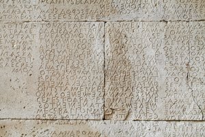 Codice di Gortyna, iscrizione in greco. metà del V secolo a.C. da . .