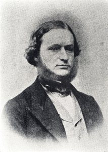 Gustav Kirchhoff, fisico tedesco, c. 1860 da Frederick (attr. to) Barnard