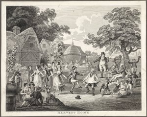 Ritorno dal raccolto, c 1810-1820 da Frederick (attr. to) Barnard