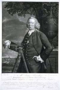 James Brindley, ingegnere civile britannico e costruttore di canali da Frederick (attr. to) Barnard