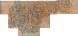 Carta del distretto di Kirzhach (PGM 1 verst) 1780 - 1790