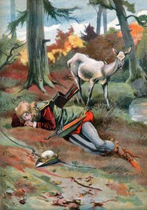 La Biche au Bois (incisione) da . .