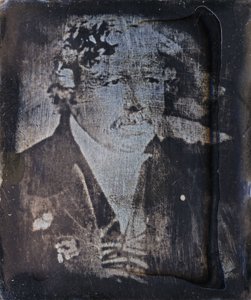 Louis Jacques Mandé Daguerre, pioniere della fotografia francese, c 1840 da Frederick (attr. to) Barnard