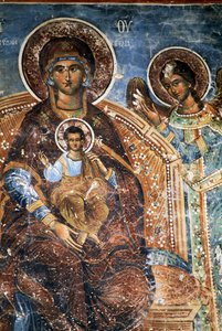 Madonna con Bambino e Angelo (affresco)
